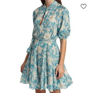 HANNAH ARTWEAR Gaia Silk Dress Size 1 US 6 Floral Colorful Bohemian